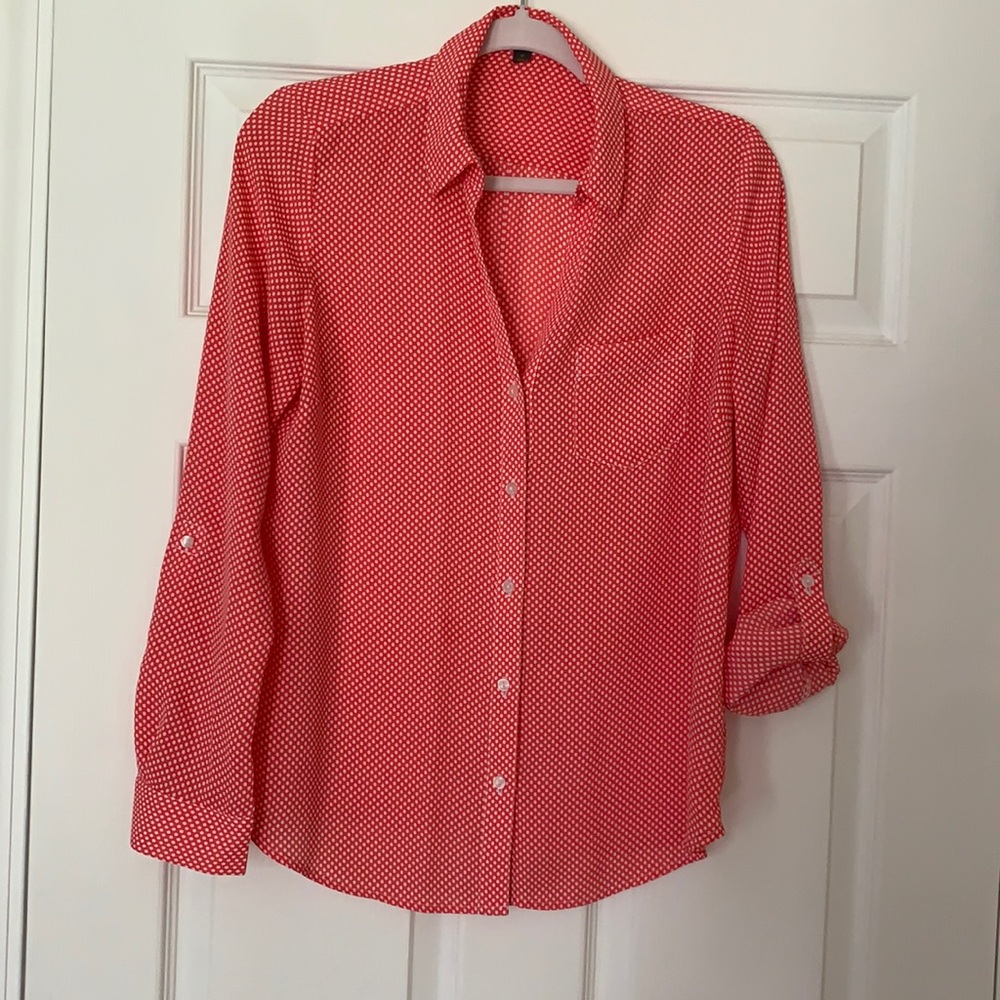 Polka dot blouse